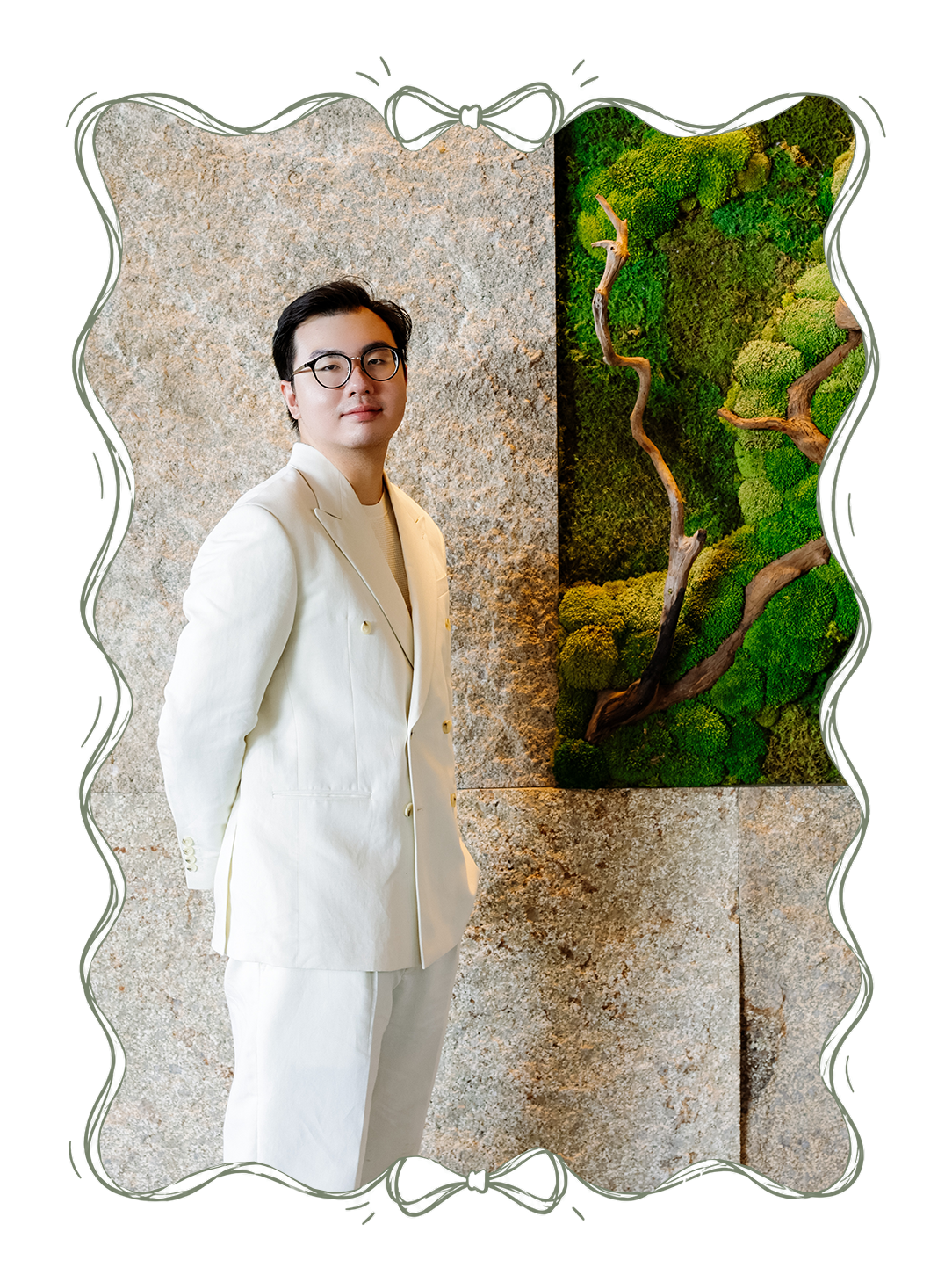 Portrait of the groom Nguyen Dang Nguyen